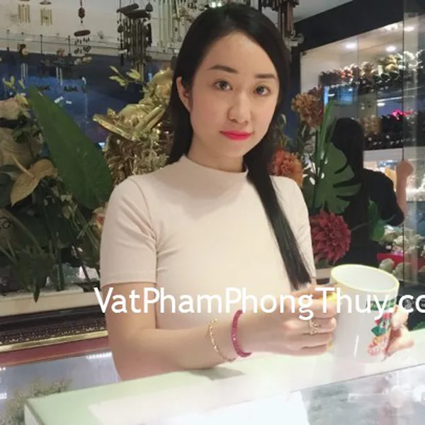 Chị An - khách hàng mua vòng tay Ruby S6162-S5-10573