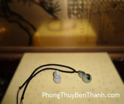 Hồ lô vàng lớn nhiều hồ lô nhỏ xoay - phúc lộc cát tường H504G